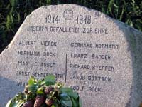 Gdersdorf, WWI War Memorial